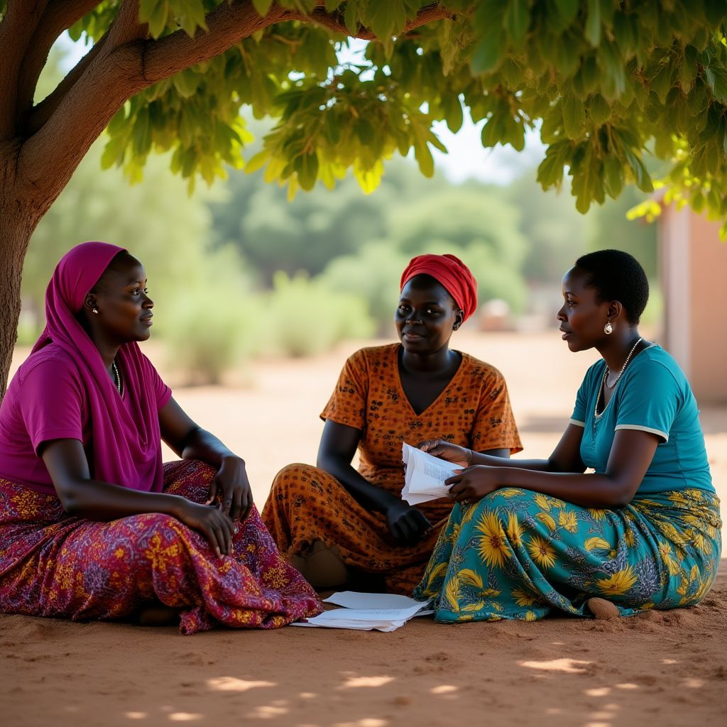 Community savings group meeting