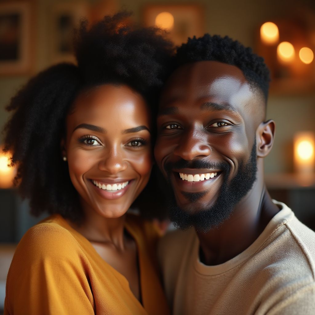Portrait of Grace and Emmanuel Addo